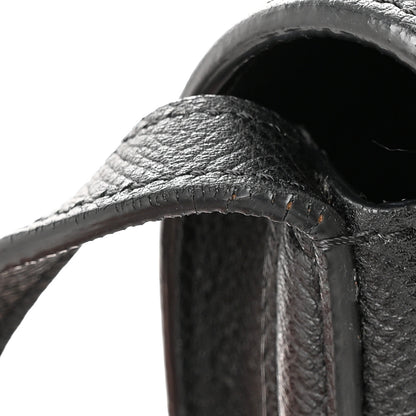 Celine Grained Calfskin Small Trotteur Black 12 of 16