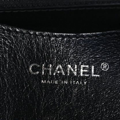 Chanel Glazed Calfskin Stitched On The Road Flap Black 6 of 12