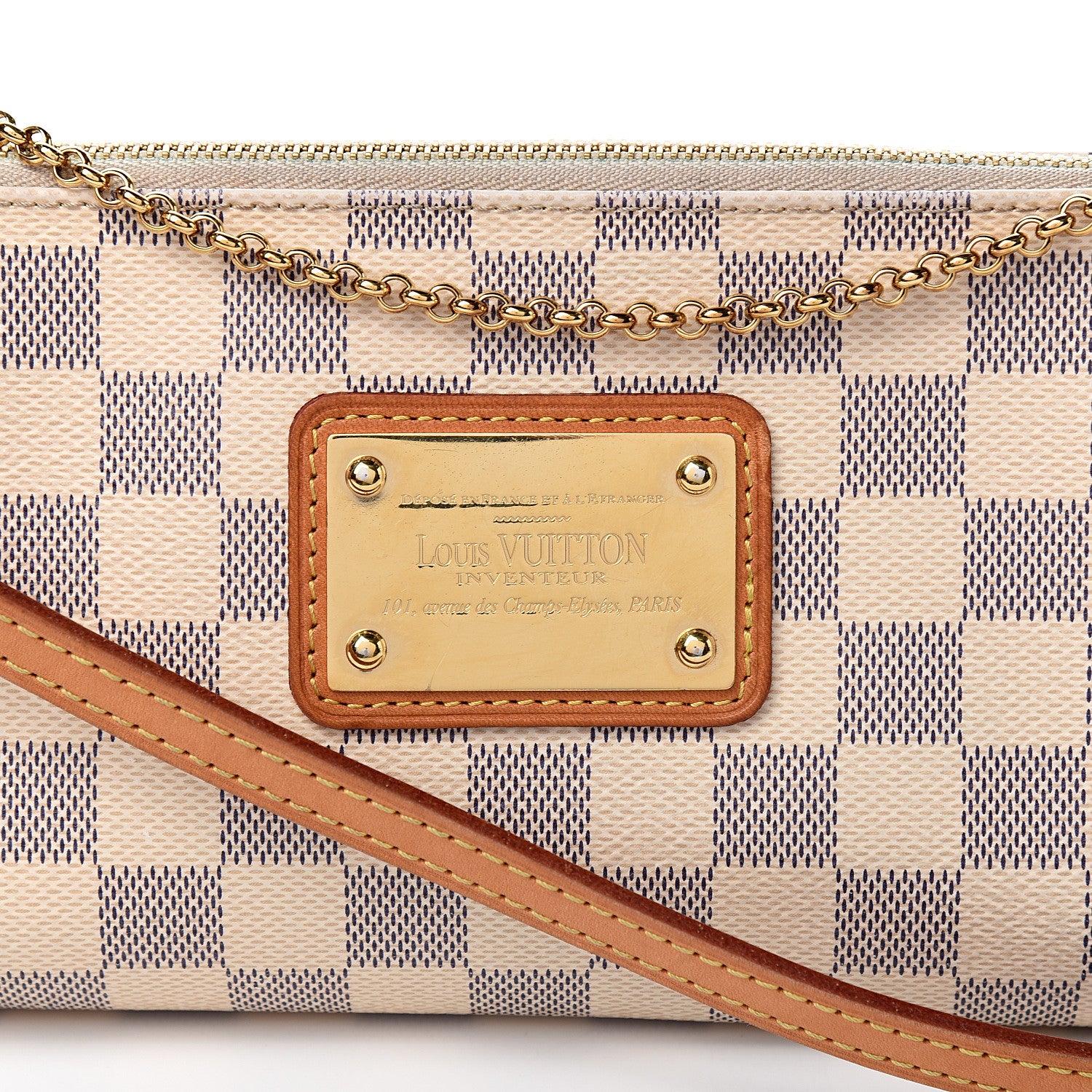 Louis Vuitton Damier Azur Eva Clutch 11 of 12