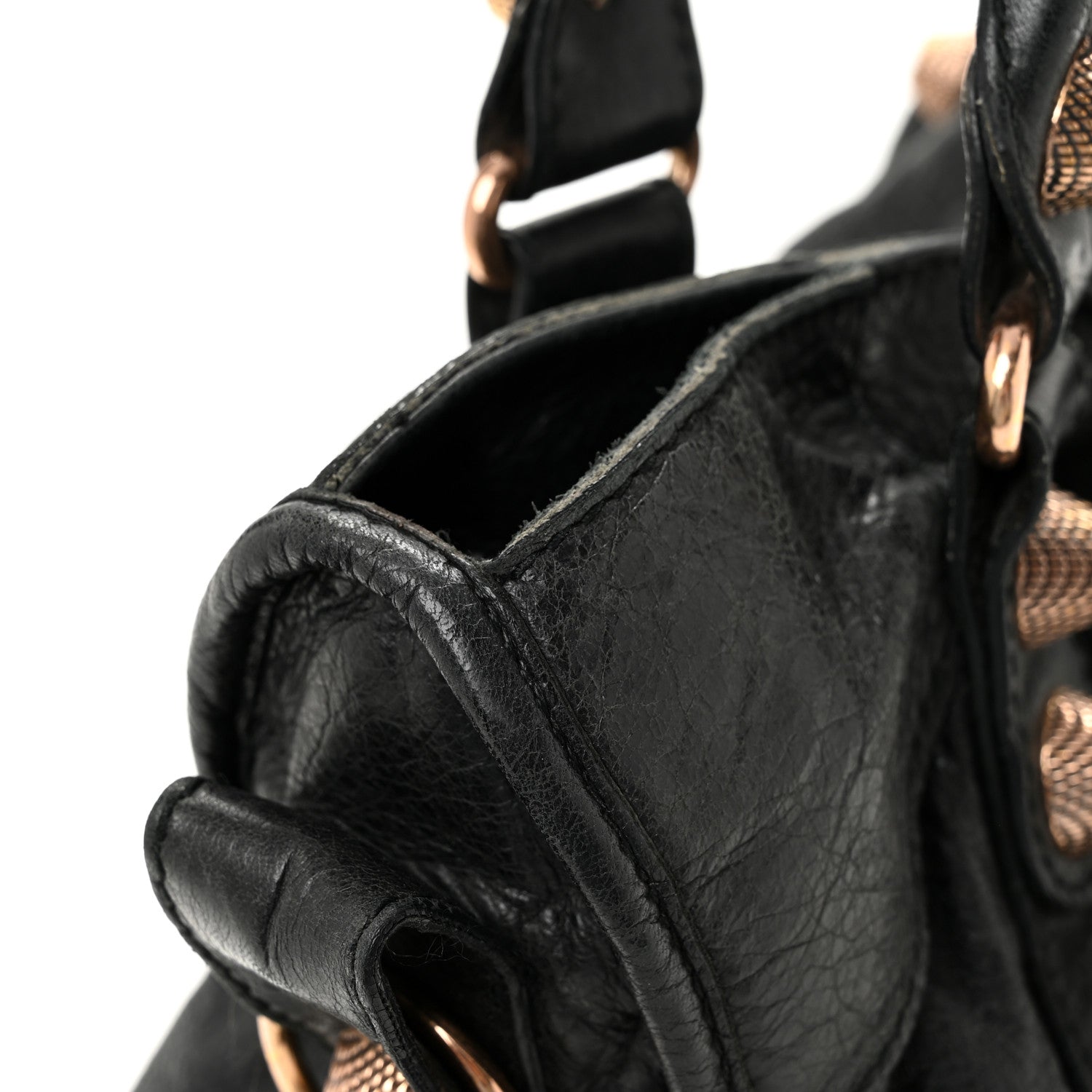 Balenciaga Agneau Giant 21 Rose Gold Hardware City Black 15 of 17