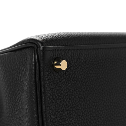 Hermes Togo Kelly Retourne 25 Black 9 of 37
