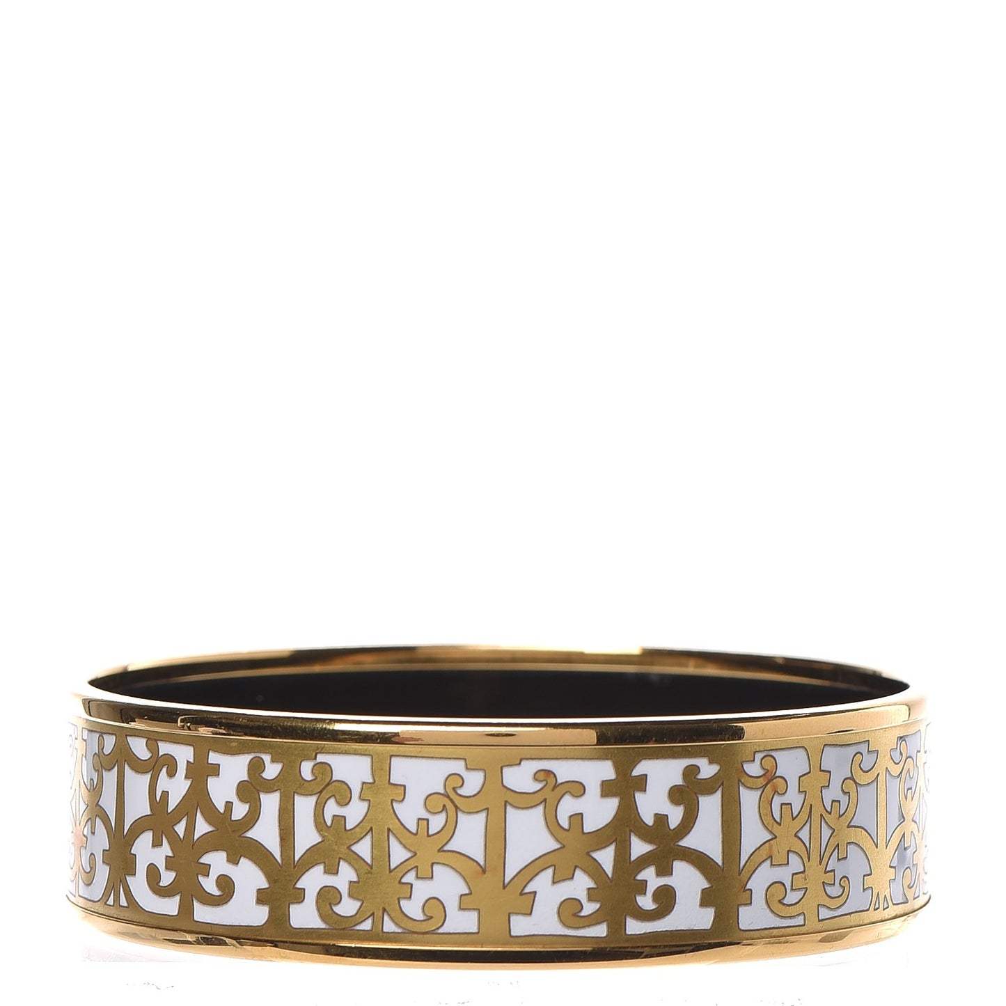Enamel Printed Wide Balcons du Guadalquivir Bracelet 65 Gold