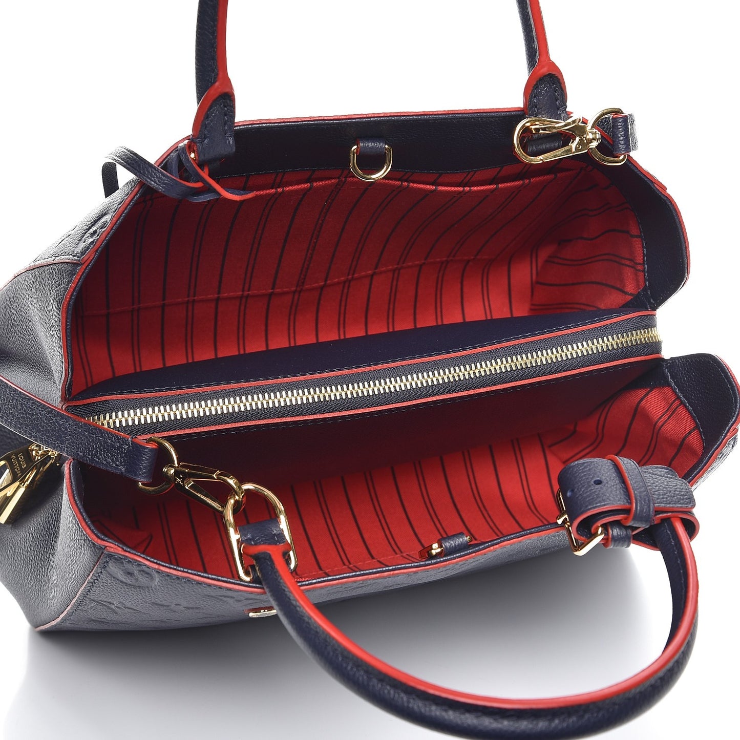 Empreinte Montaigne MM Marine Rouge