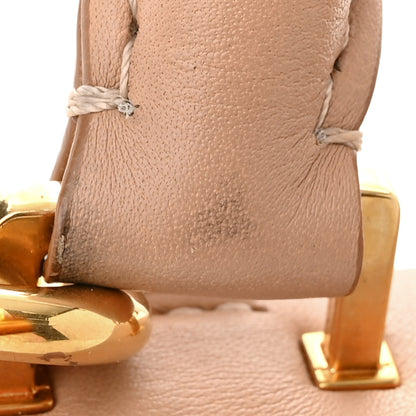 Celine Smooth Calfskin Nubuck Small Tri-Color Trapeze Nude 14 of 22