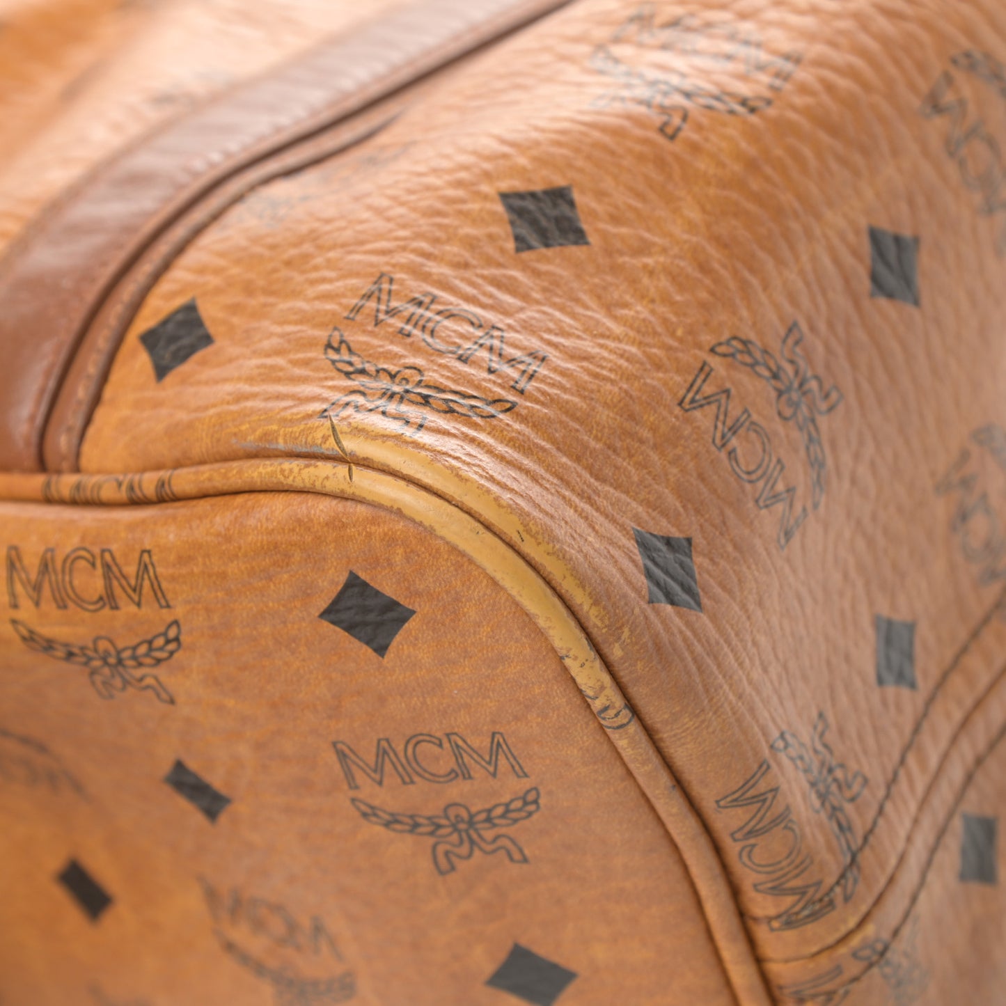Visetos Shopping Tote Cognac