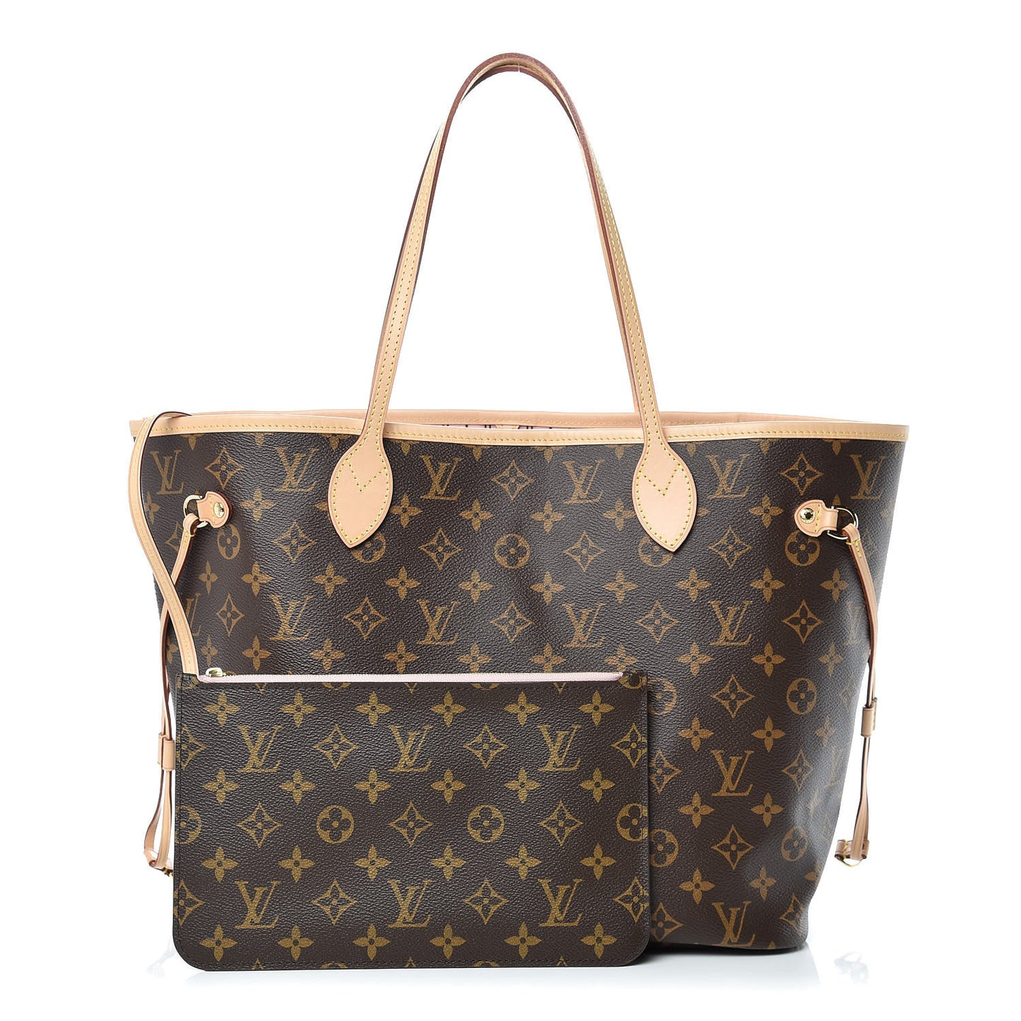 Monogram Neo Neverfull MM Rose Ballerine