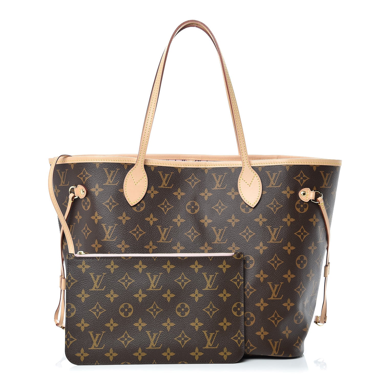 Louis Vuitton Monogram Neo Neverfull MM Rose Ballerine 1 of 11