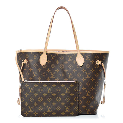 Louis Vuitton Monogram Neo Neverfull MM Rose Ballerine 1 of 11