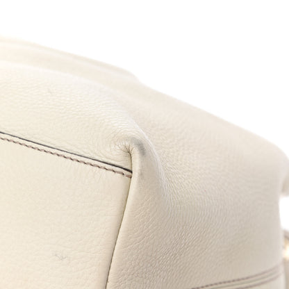 Gucci Pebbled Calfskin Medium Soho Chain Shoulder Bag Off White 9 of 16
