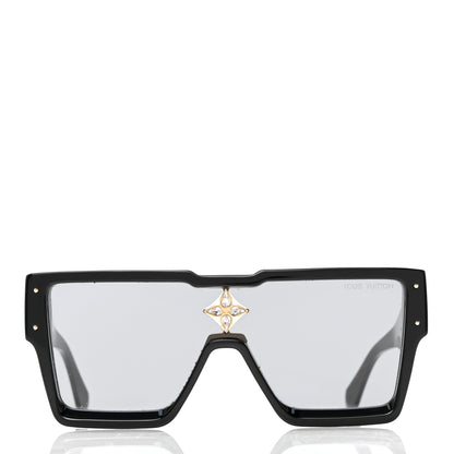 Louis Vuitton Acetate Swarovski Crystal Cyclone Sunglasses Z1547E Black 2 of 8