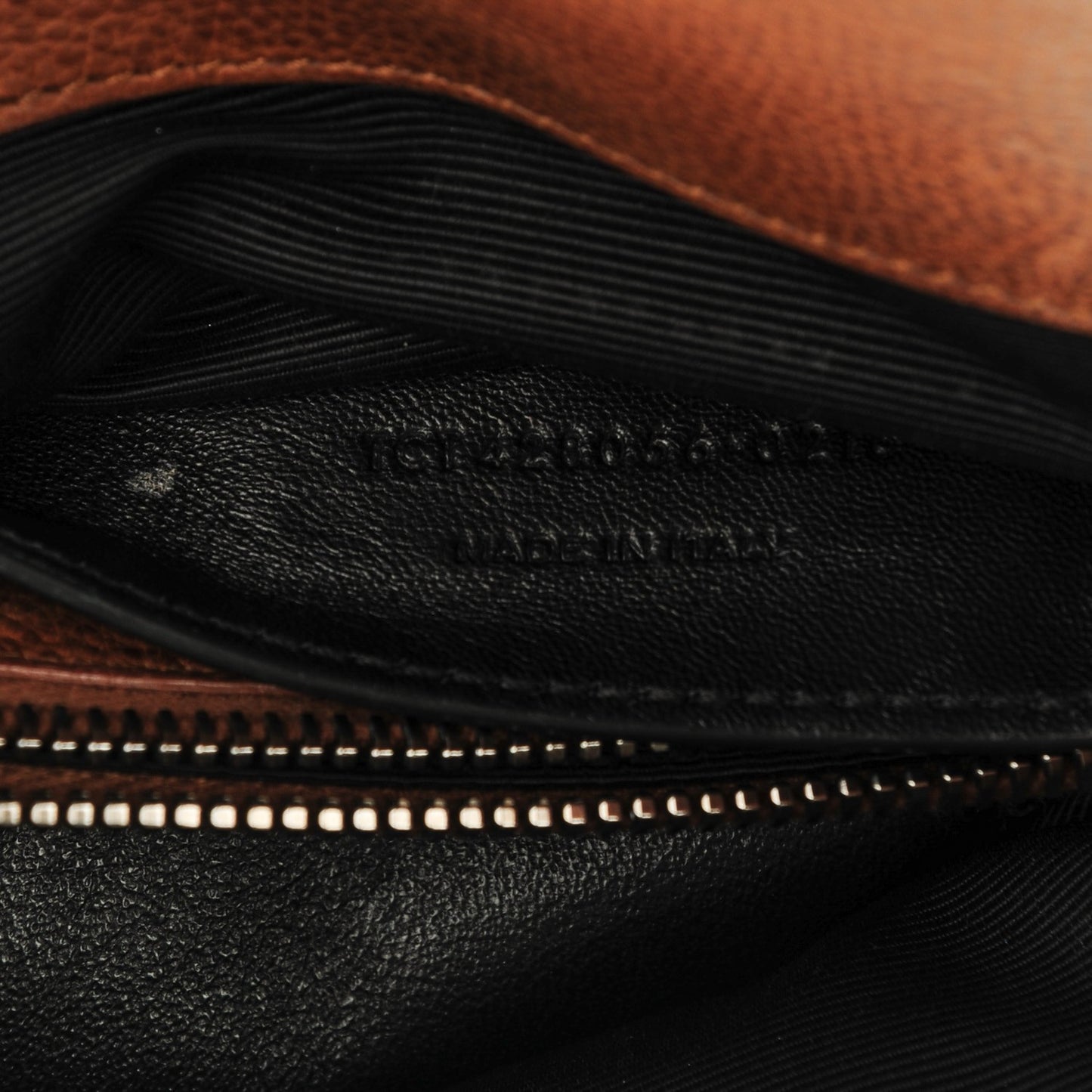 Calfskin Matelasse Chevron Monogram Medium College Bag Cognac