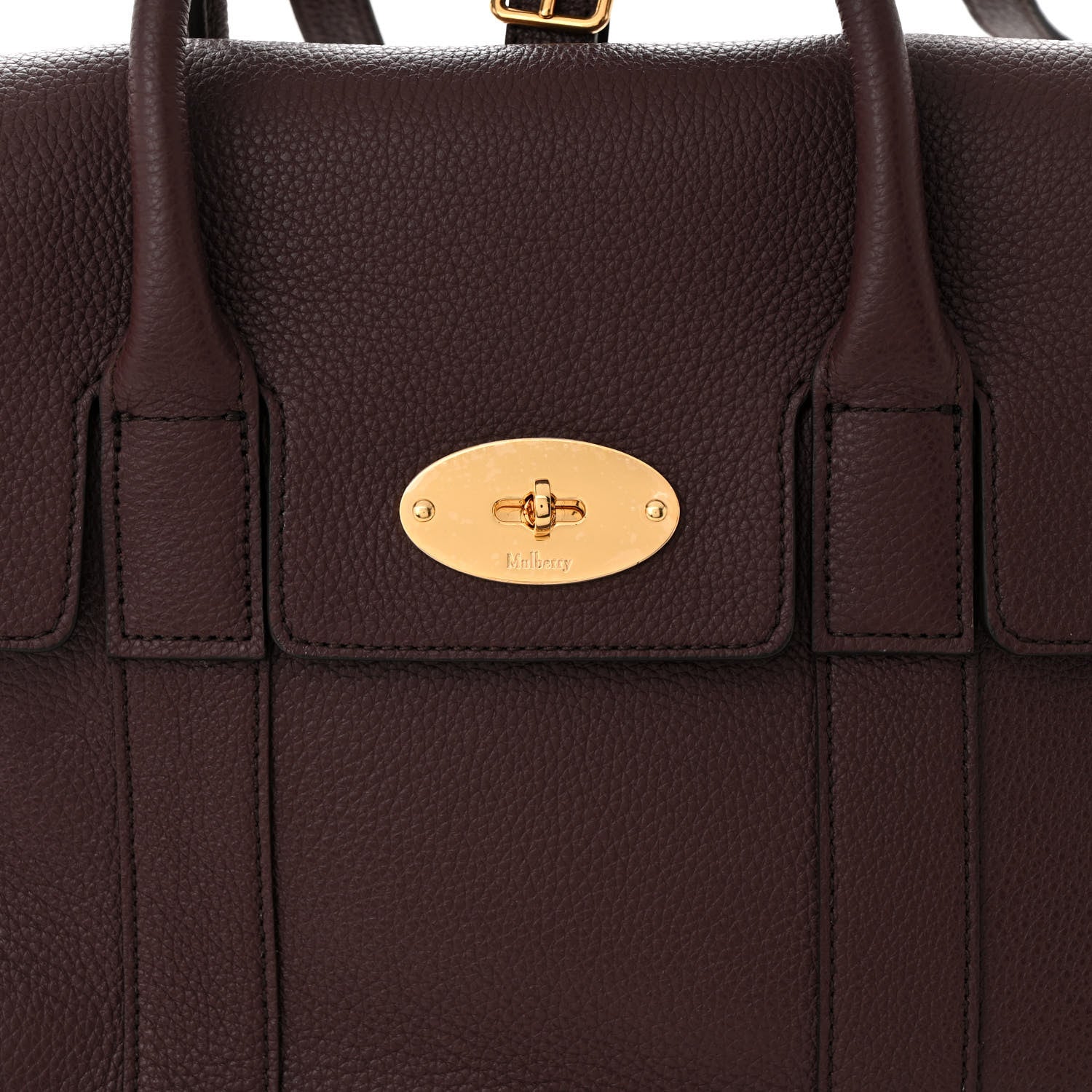 Mulberry Classic Grain Calfskin Small Bayswater Backpack Oxblood 7 of 9