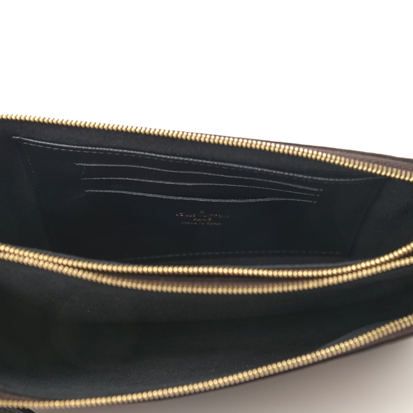 Reverse Monogram Giant Double Zip Pochette