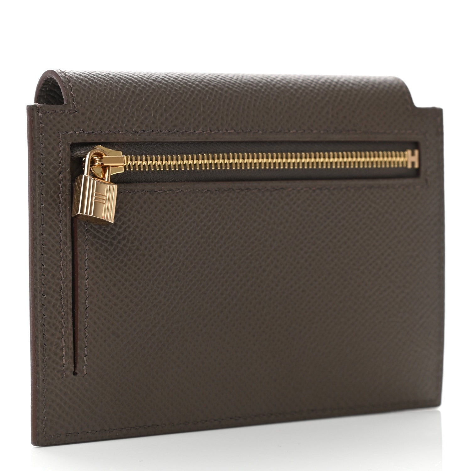 Hermes Epsom Kelly Pocket Compact Wallet Etain 3 of 8