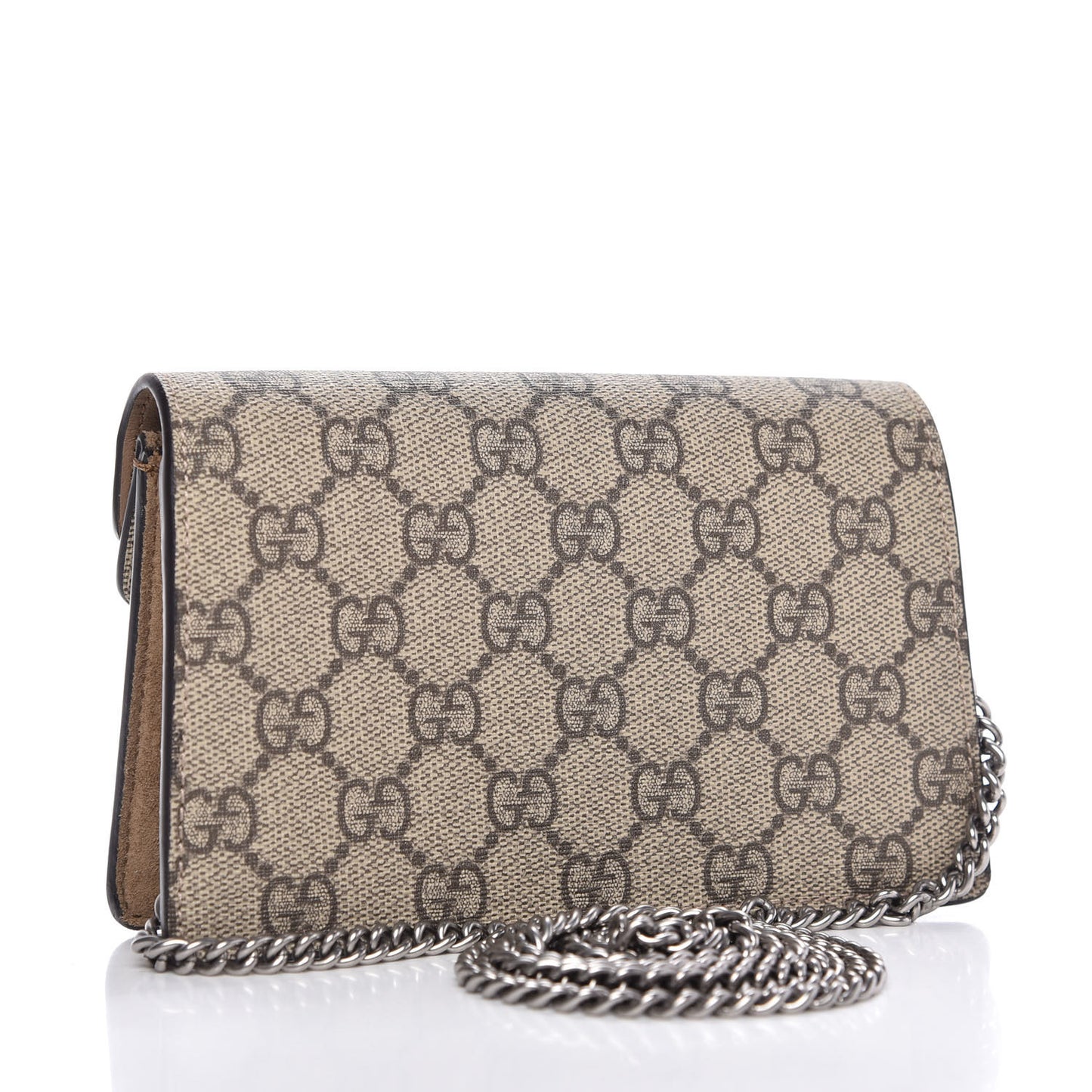 GG Supreme Monogram Super Mini Dionysus Shoulder Bag Taupe