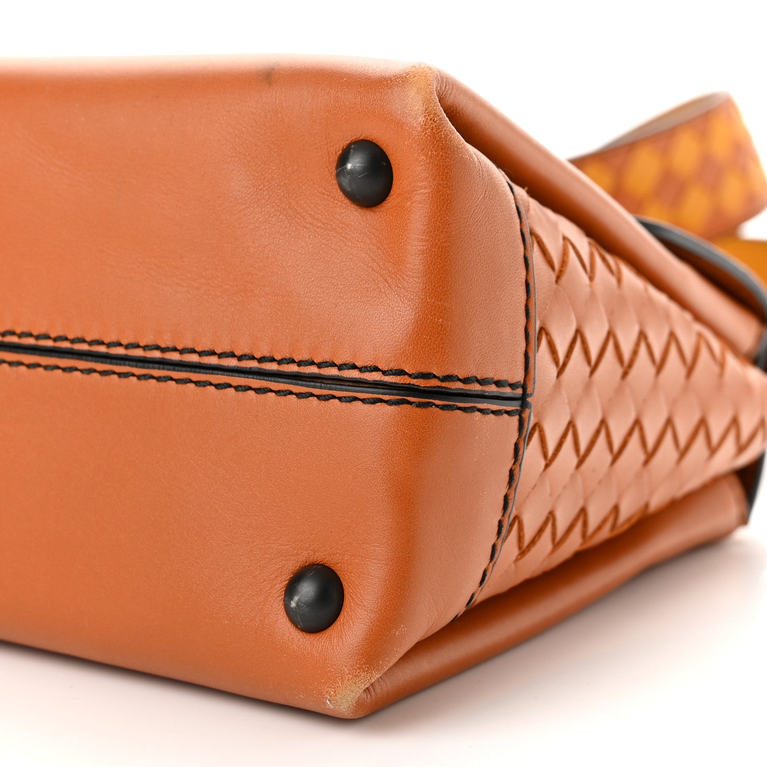 Bottega Veneta Nappa Small Piazza Bag Terracota 9 of 9