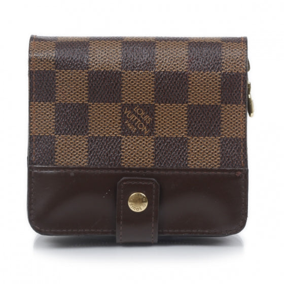 Damier Zipped Compact Wallet