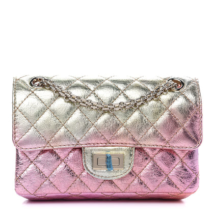 Chanel Metallic Goatskin Quilted Mini 2.55 Reissue Flap Multicolor 1 of 9