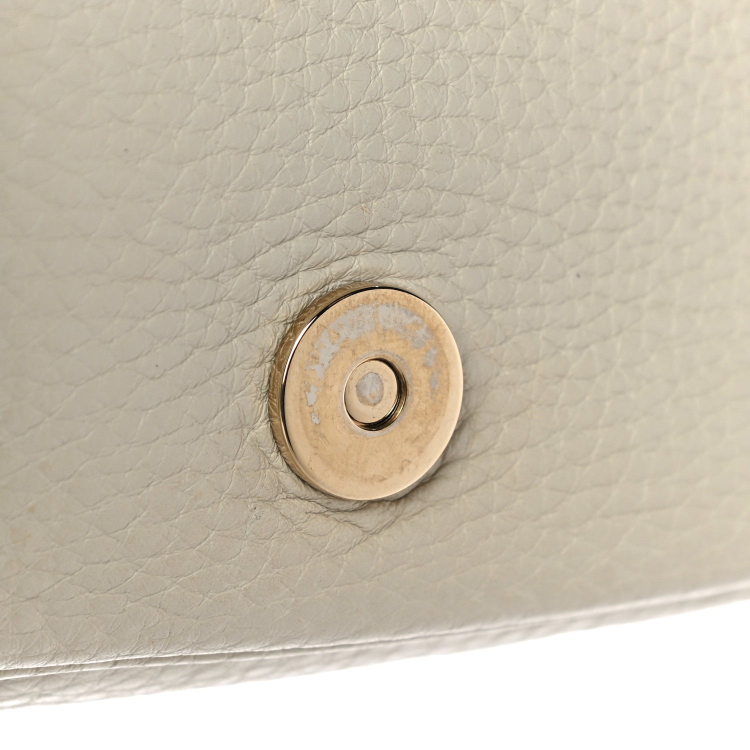 Gucci Pebbled Calfskin Small Soho Flap Crossbody Off White 14 of 21