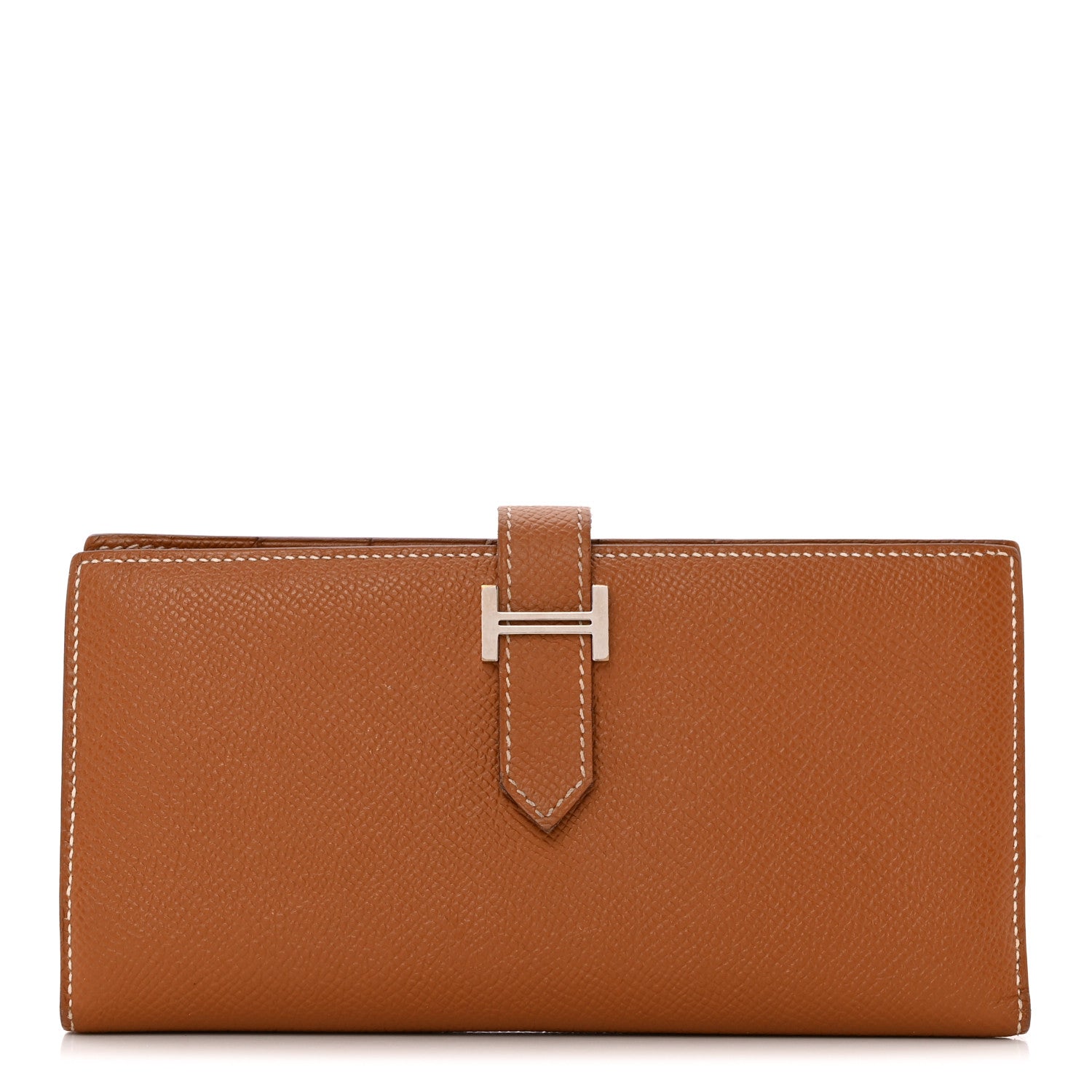 Hermes Epsom Bearn Gusset Wallet Gold 1 of 15