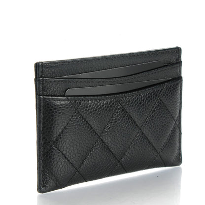 Chanel Caviar Quilted Card Holder Black 3 of 8