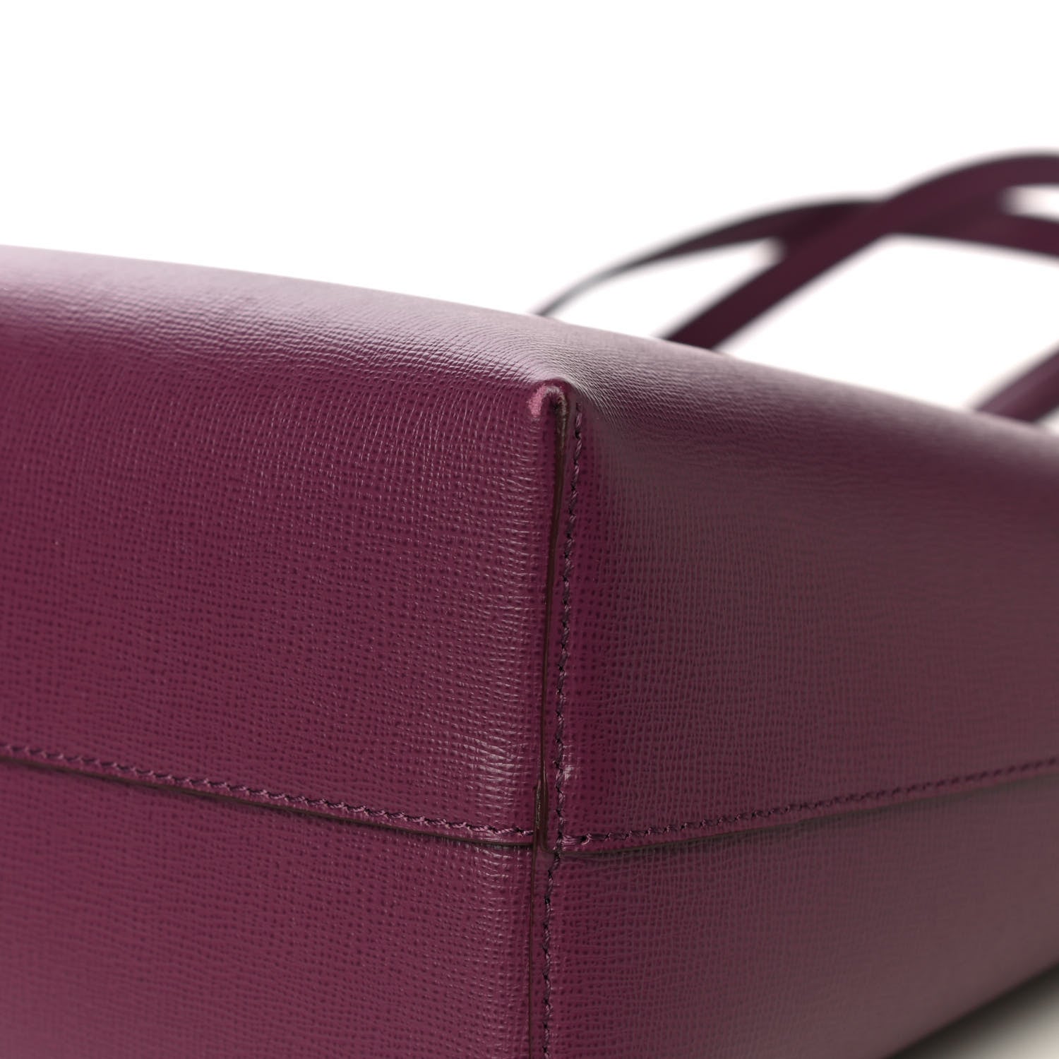 Tom Ford Grained Calfskin Small T Tote Bordeaux 10 of 12