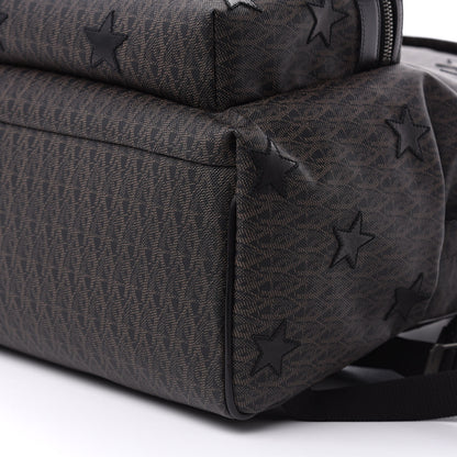 Saint Laurent Monogram Canvas Star Print Backpack 10 of 10