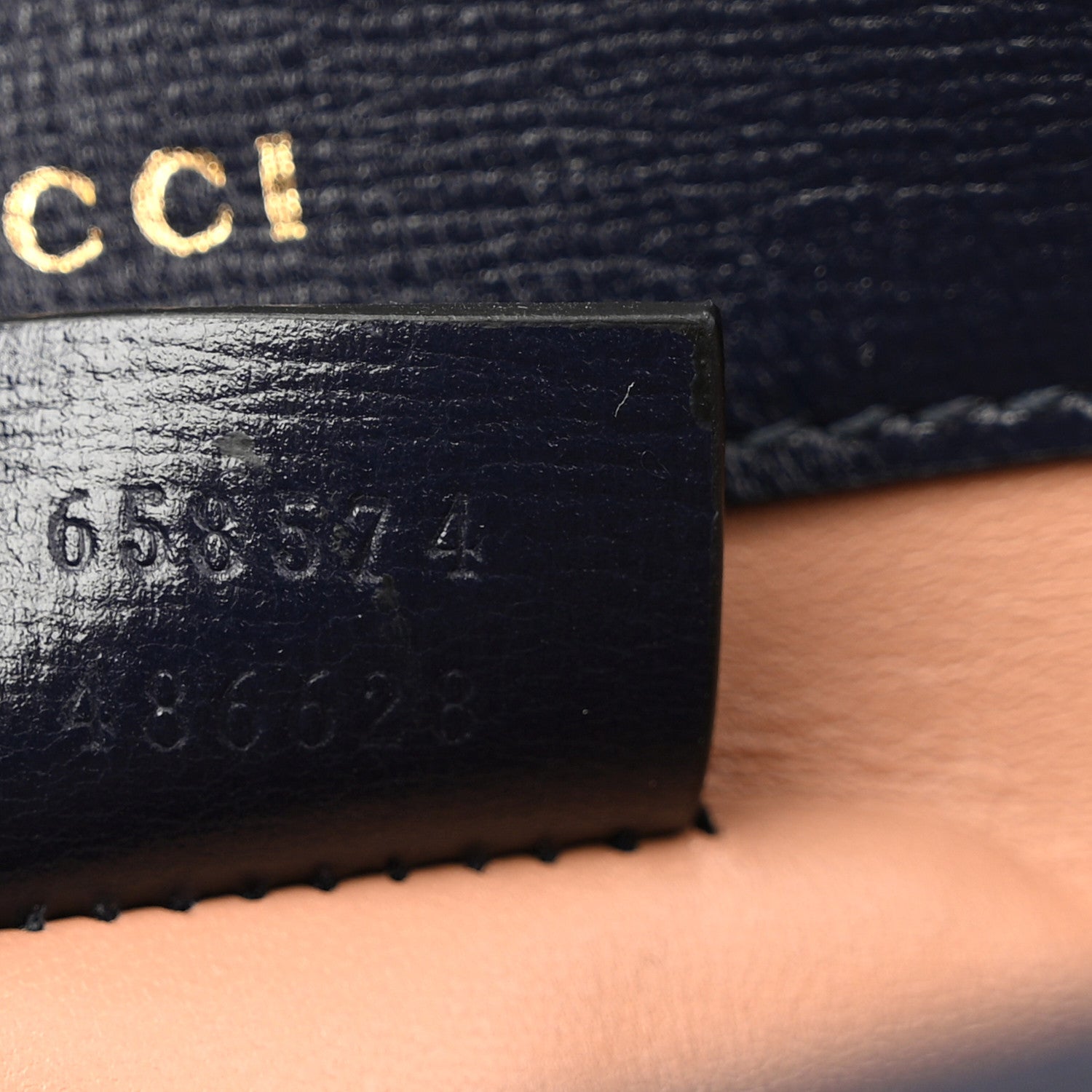 Gucci Casy Wool Azalea Calfskin Mini Horsebit 1955 Shoulder Bag Bitter Sweet Blue 7 of 11