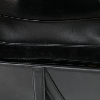 Christian Dior Calfskin Saddle Bag Black 7 of 10