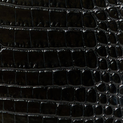 Saint Laurent Calfskin Crocodile Embossed Nano Sac De Jour Black 9 of 11