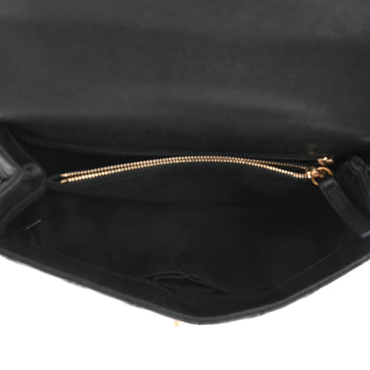 Chanel Caviar Lizard Embossed Quilted Small Coco Handle Flap Black 5 of 10