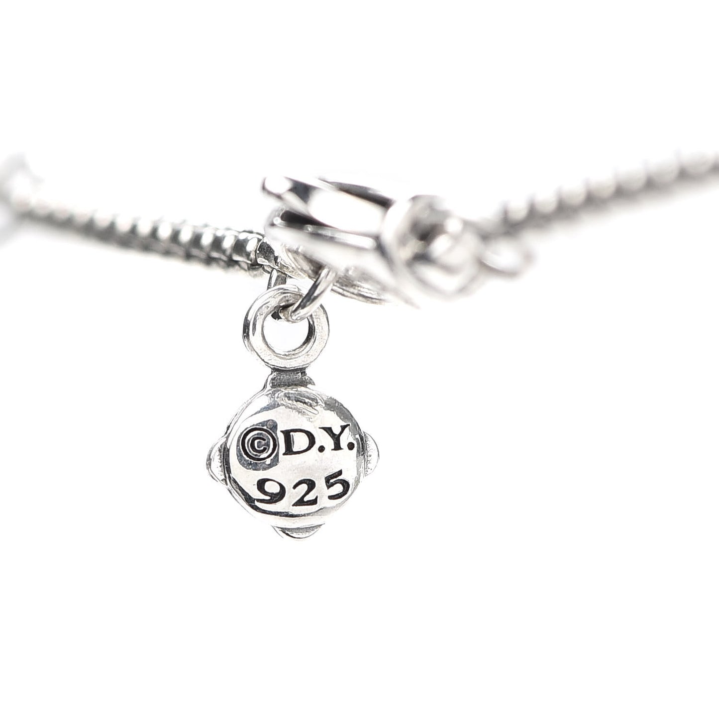 Sterling Silver Diamond Renaissance Tassel Necklace
