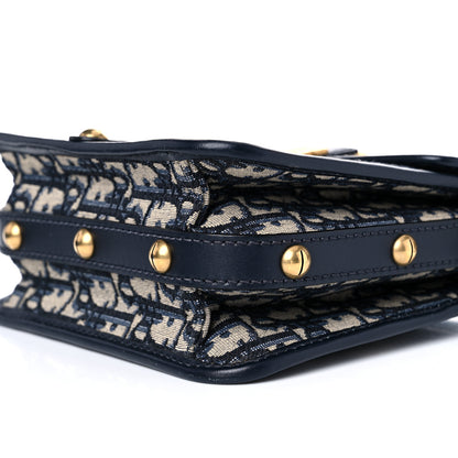 Christian Dior Oblique Square DiorAddict Flap Navy Blue 8 of 18