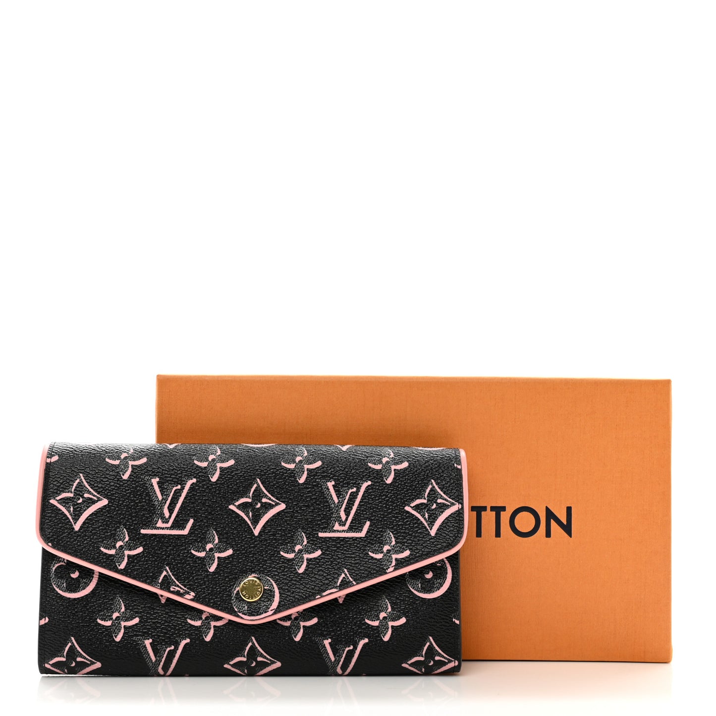 Monogram Fall For You Sarah Wallet Black