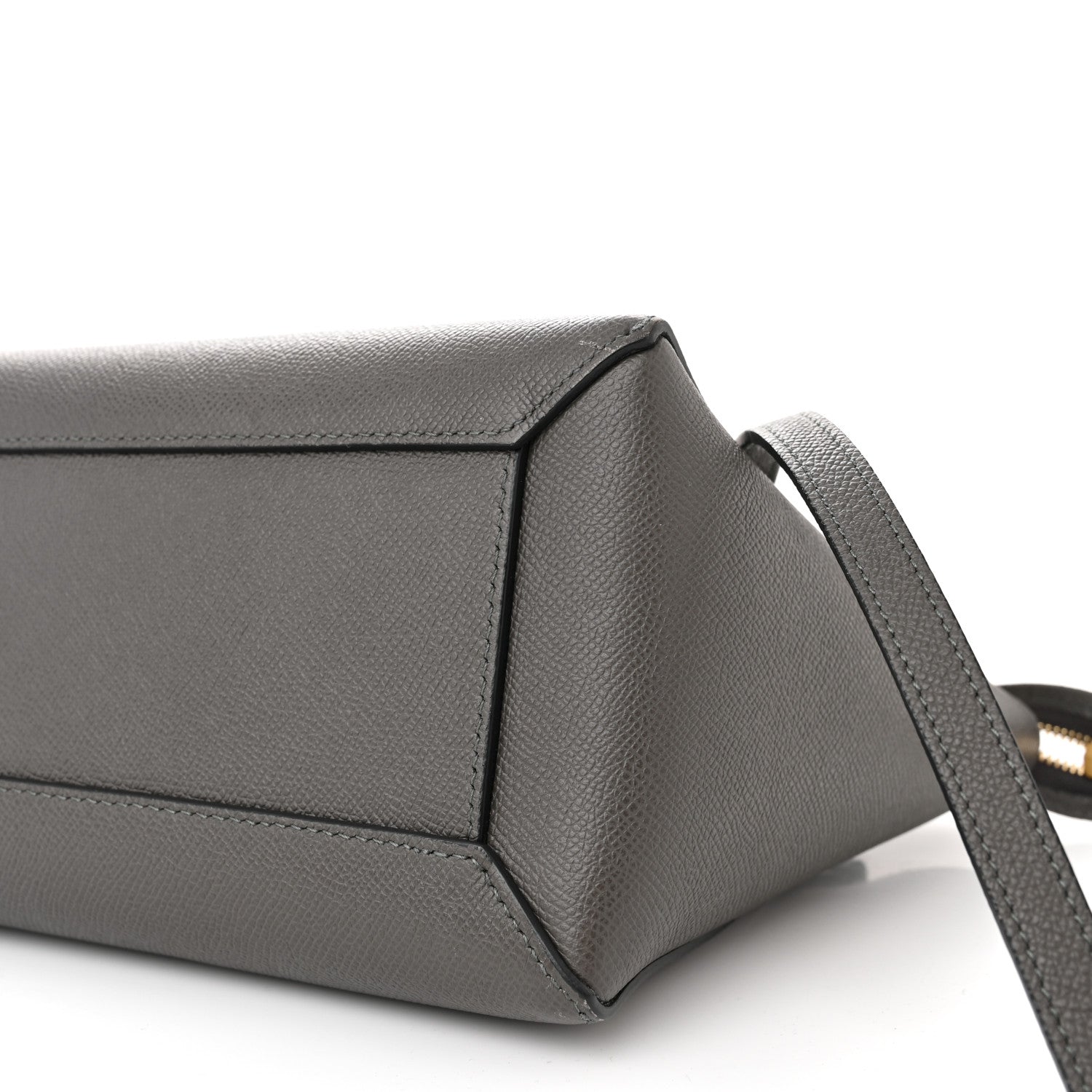 Celine Grained Calfskin Micro Belt Bag Grey 10 of 12