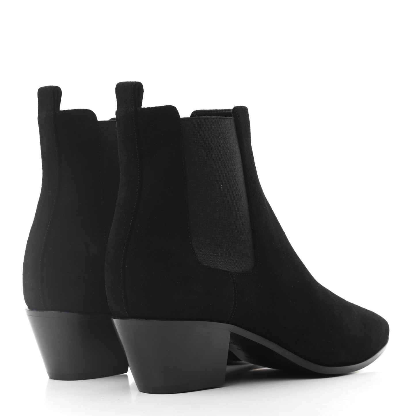 Suede Chelsea Boots 37.5 Black