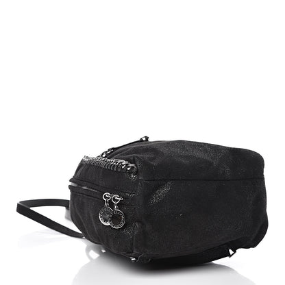 Stella McCartney Shaggy Deer Mini Falabella Backpack Black 4 of 8