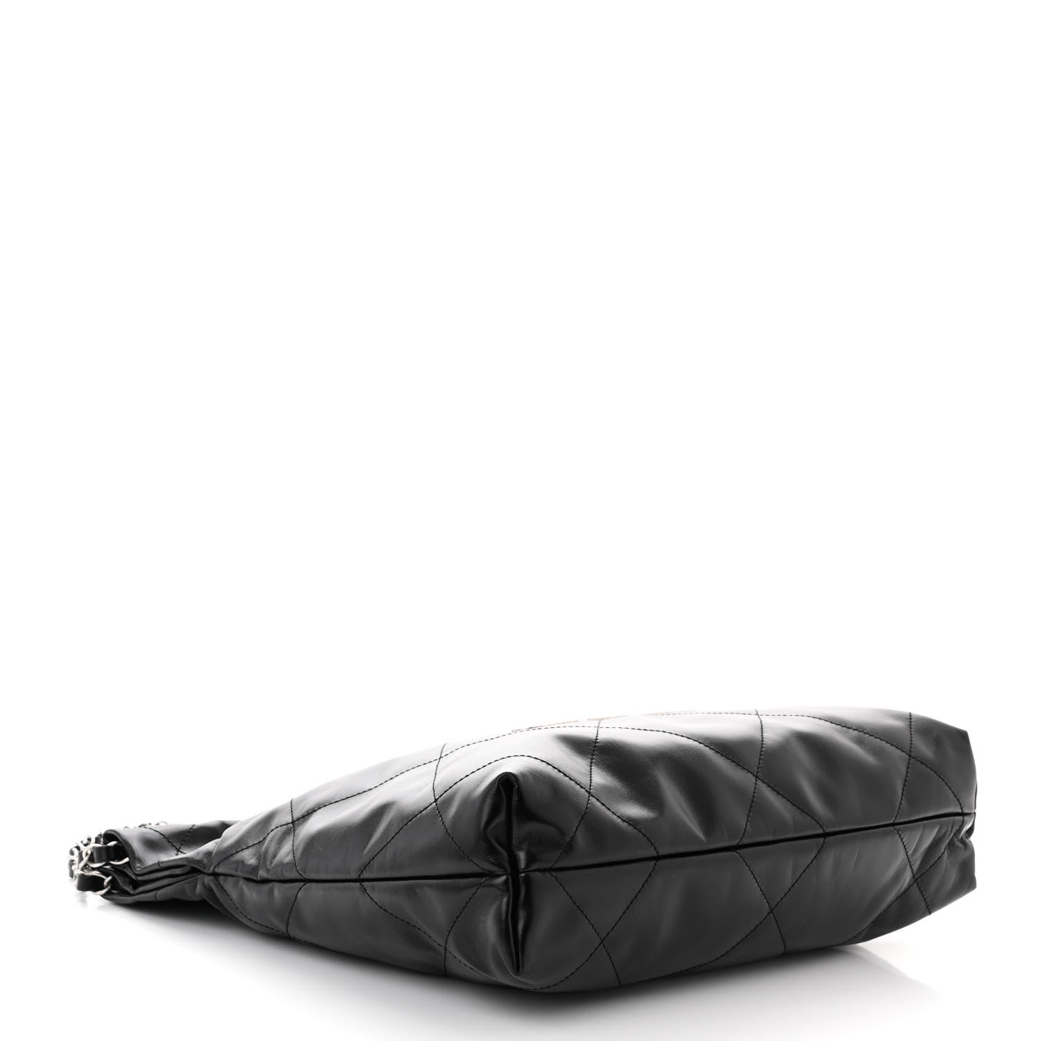 Chanel Shiny Calfskin Quilted Small Chanel 22 Black 4 of 11