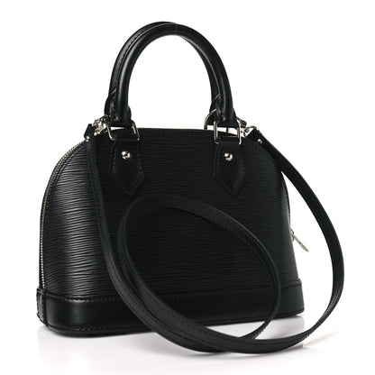 Louis Vuitton Epi Alma BB Black 3 of 10