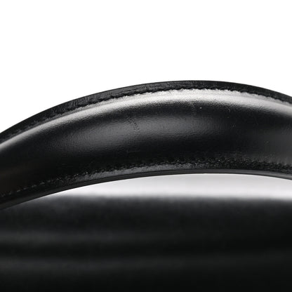 Saint Laurent Smooth Calfskin Medium Classic Monogram Cassandra Top Handle Black Rouge Legion 12 of 14