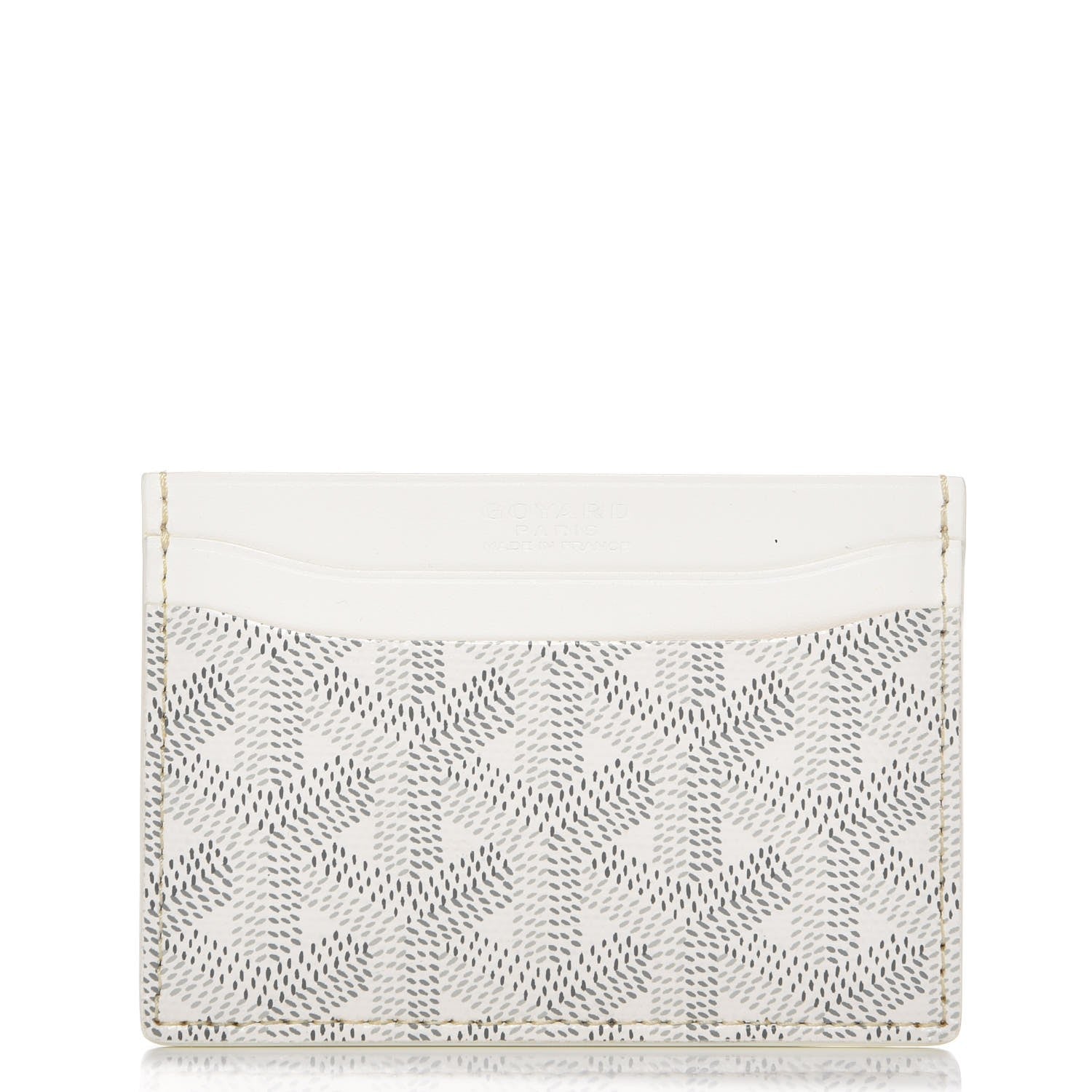 Goyard Goyardine Saint Sulpice Card Holder White 1 of 6