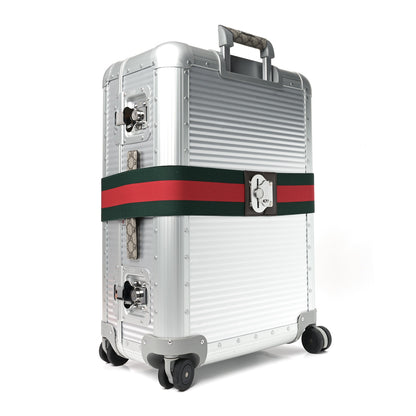 Gucci Aluminum Web Medium Porter Cabin Plus Trolley 2 of 8