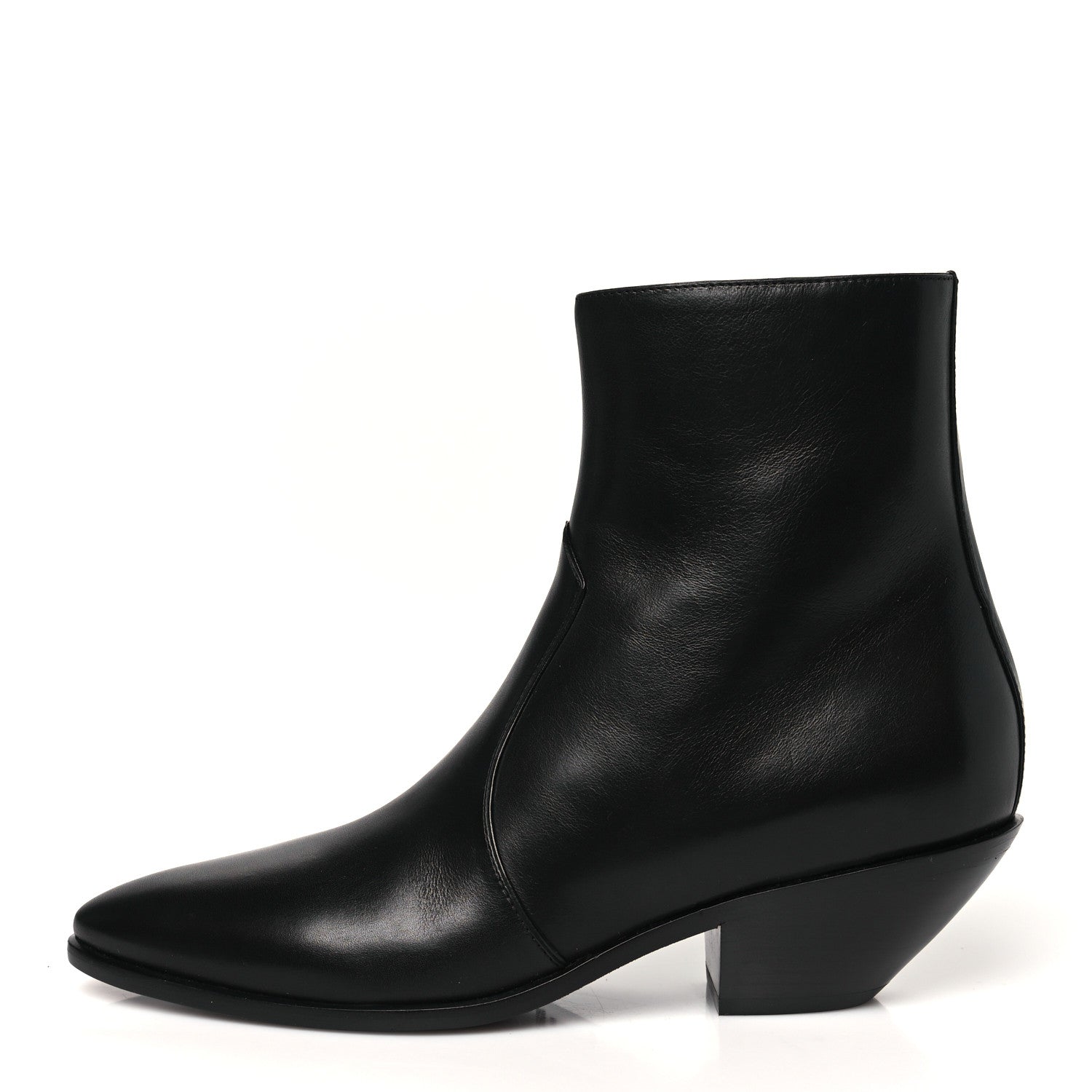 Saint Laurent Calfskin West 45 Chelsea Boots 37 Black 1 of 10