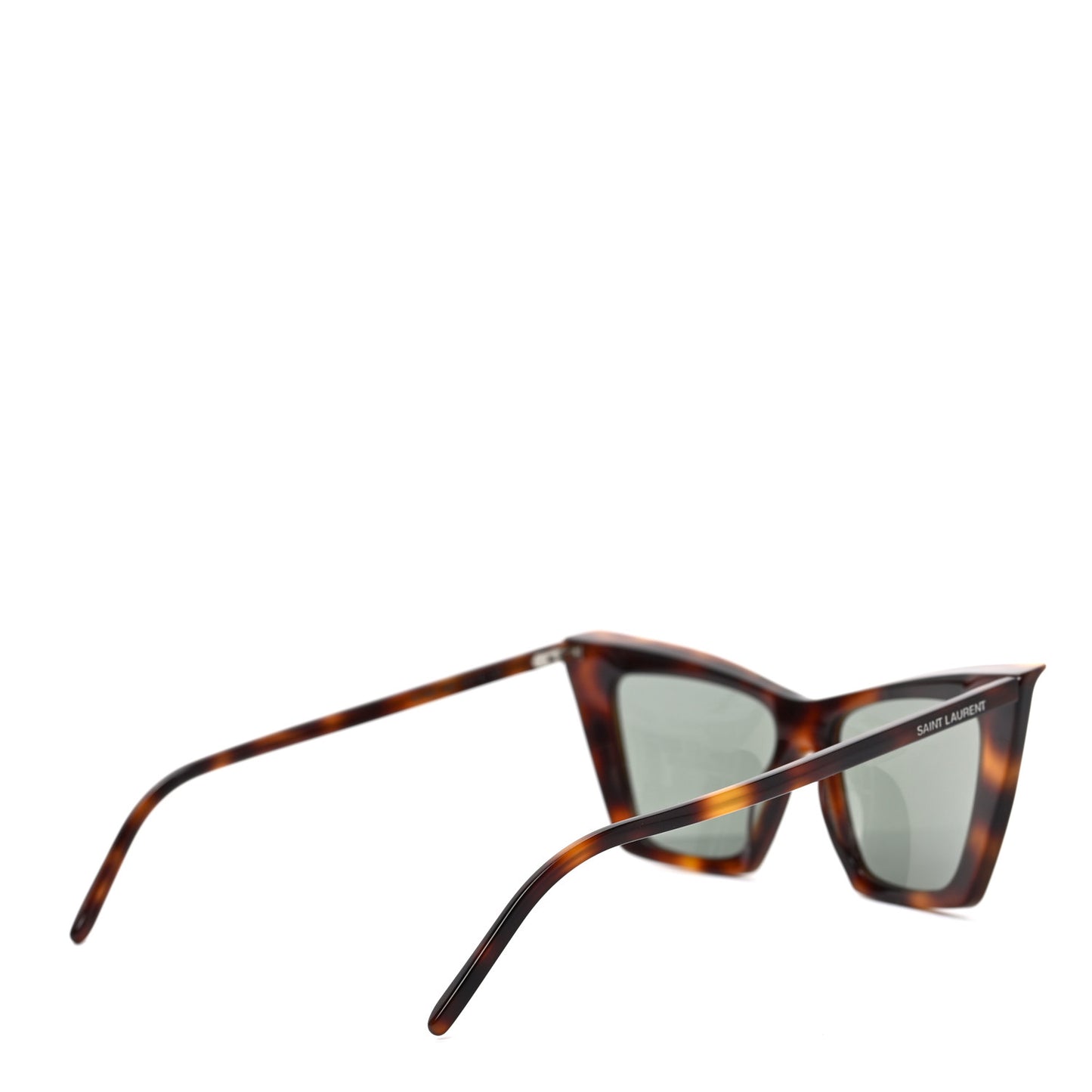 Acetate SL 372 Cat Eye Sunglasses Havana Green