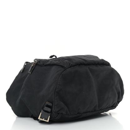 Prada Nylon Vela Medium Cinch Backpack Black 3 of 12