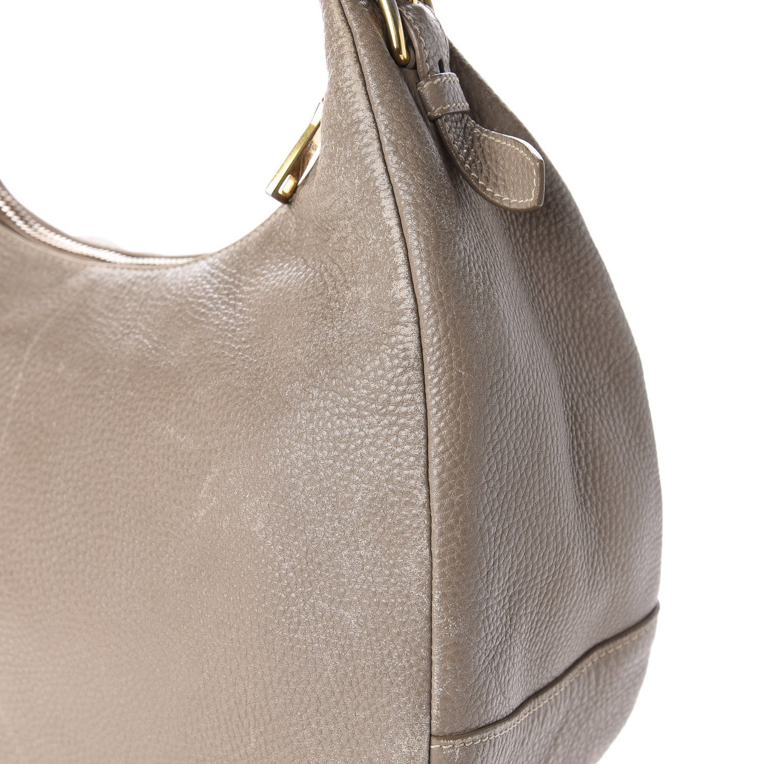 Prada Vitello Daino Hobo Argilla 15 of 17
