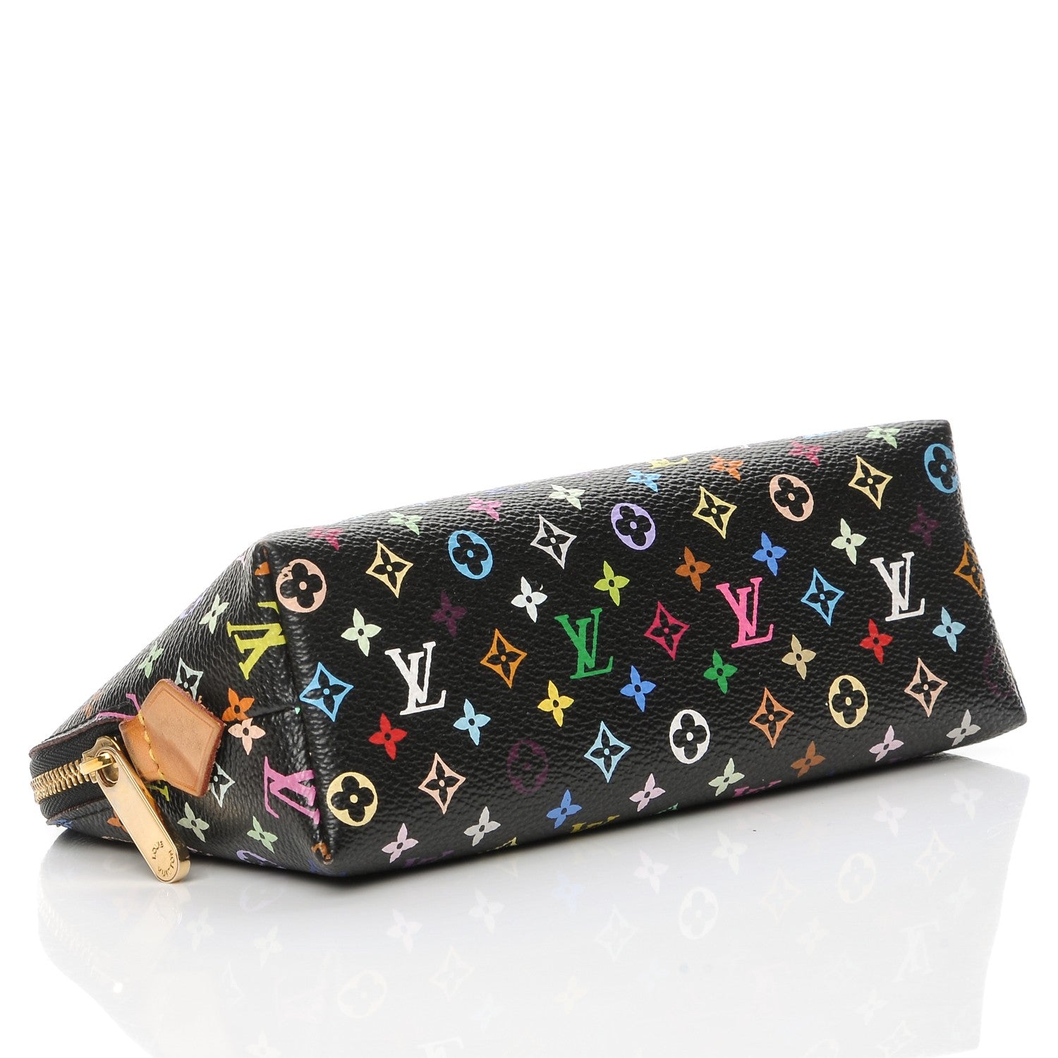 Louis Vuitton Monogram Multicolor Cosmetic Pouch Black Grenade 4 of 8
