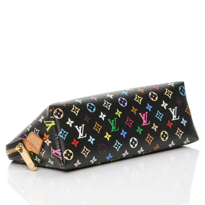 Louis Vuitton Monogram Multicolor Cosmetic Pouch Black Grenade 4 of 8