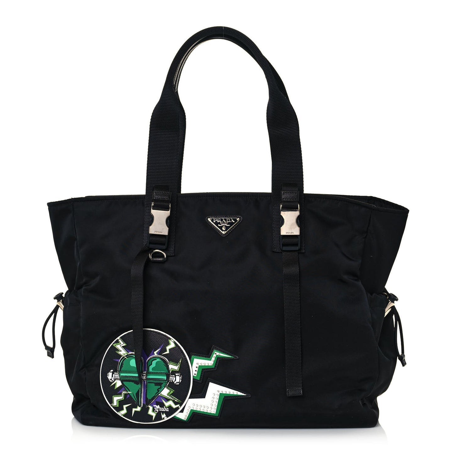 X UNIVERSAL STUDIOS Tessuto Nylon Montagna Frankenstein Heart Tote Black