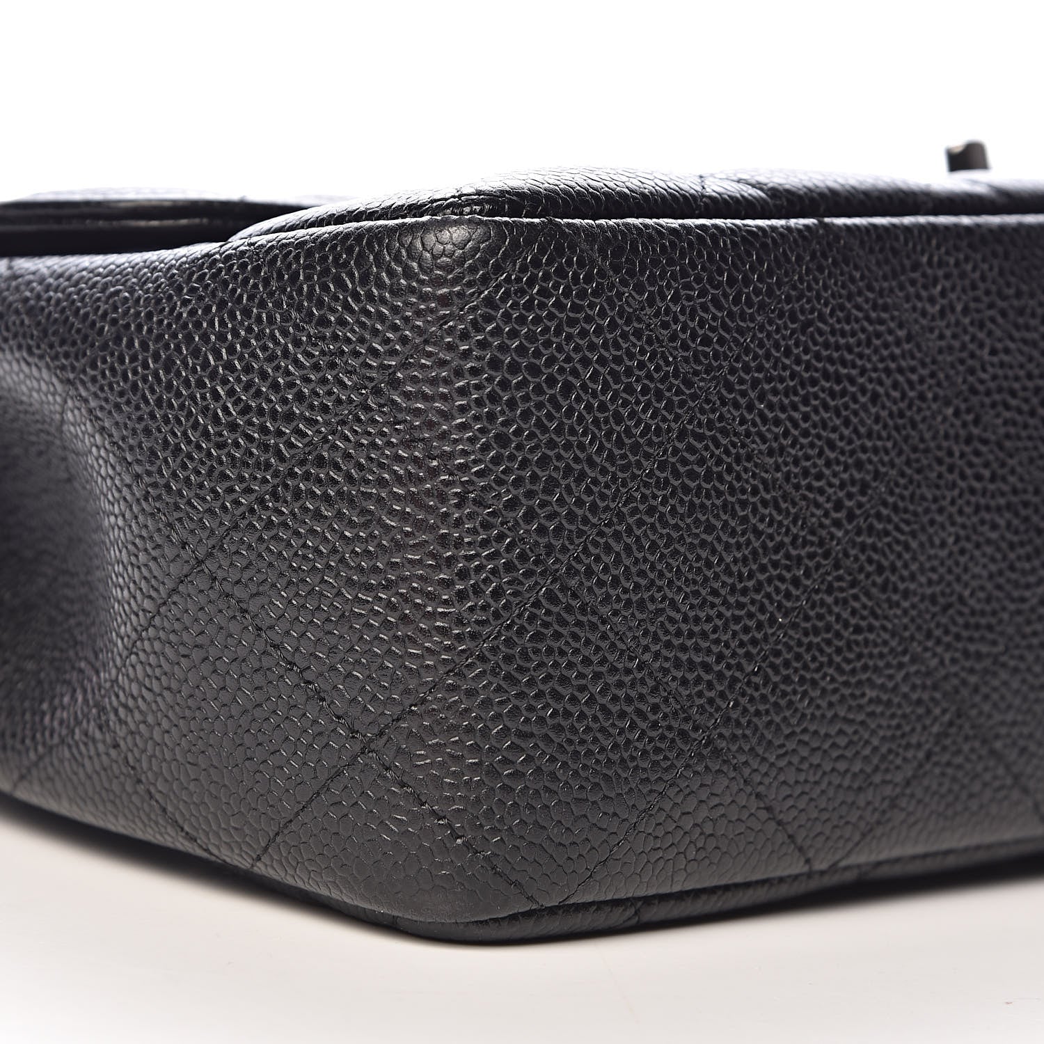 Chanel Caviar Quilted Jumbo Single Flap Black 8 of 11